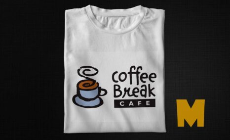 Free Folded White T-shirt-Mockup Free Folded White T-shirt-Mockup