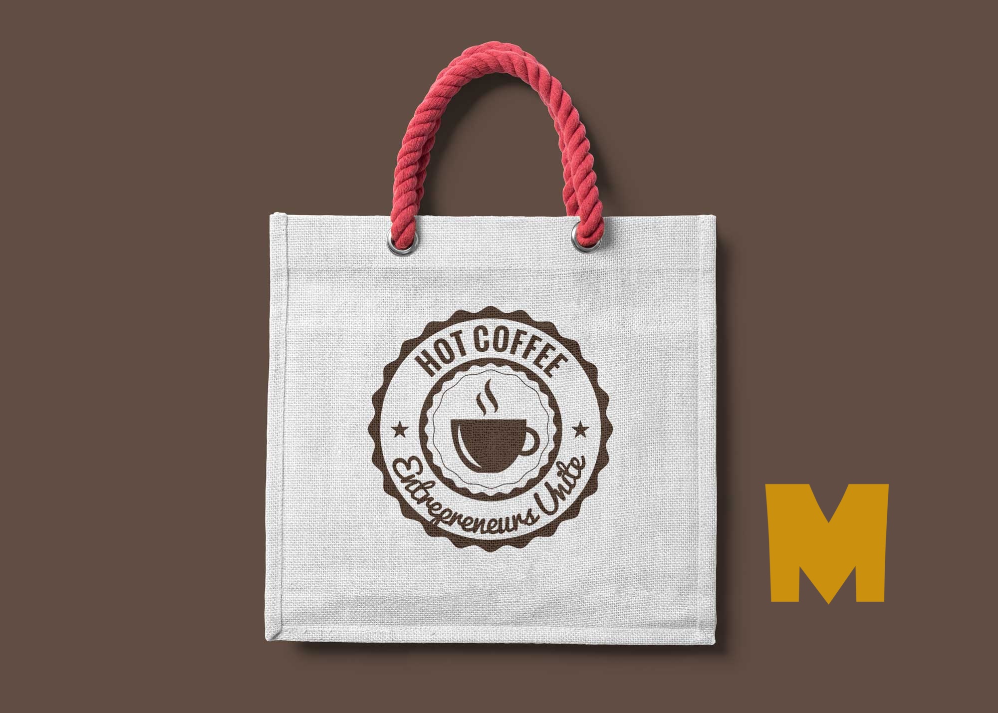 Free Coffee Tote Bag Mockups