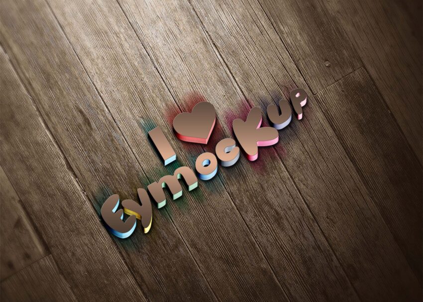 Free 3D Logo Creator Mockup
