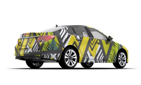 Free Download Car Wrap Design Mockup