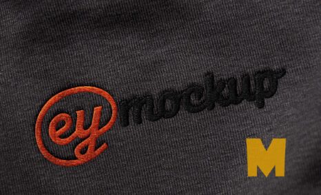 Free Fabric Logo Mockup