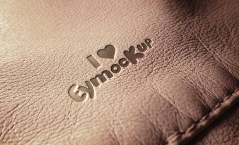 Free Leather Brand Logo Mockup