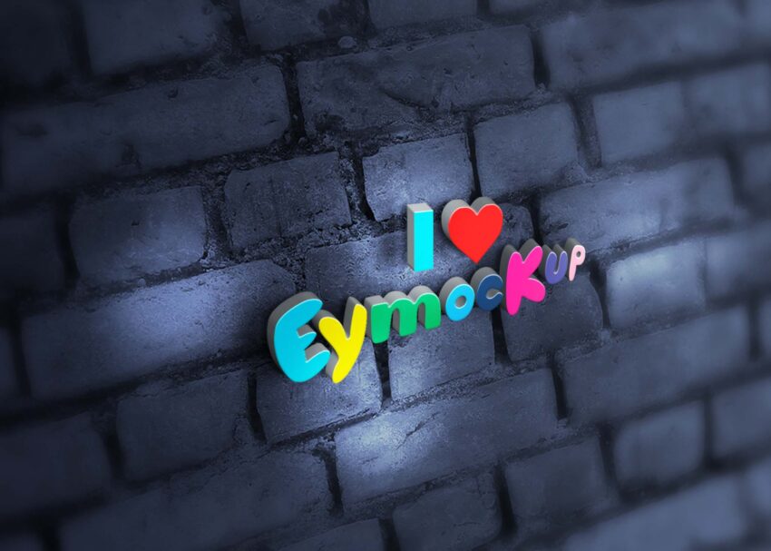 Free Shining Wall Logo Mockup Free Shining Wall Logo Mockup