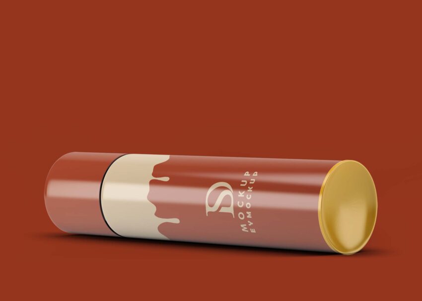 Free Lay Down Spray Mock-up Download Lay Down Spray Mock up