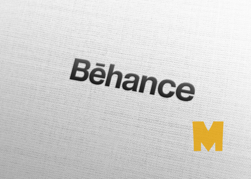 Behance Fabric Logo Mockup