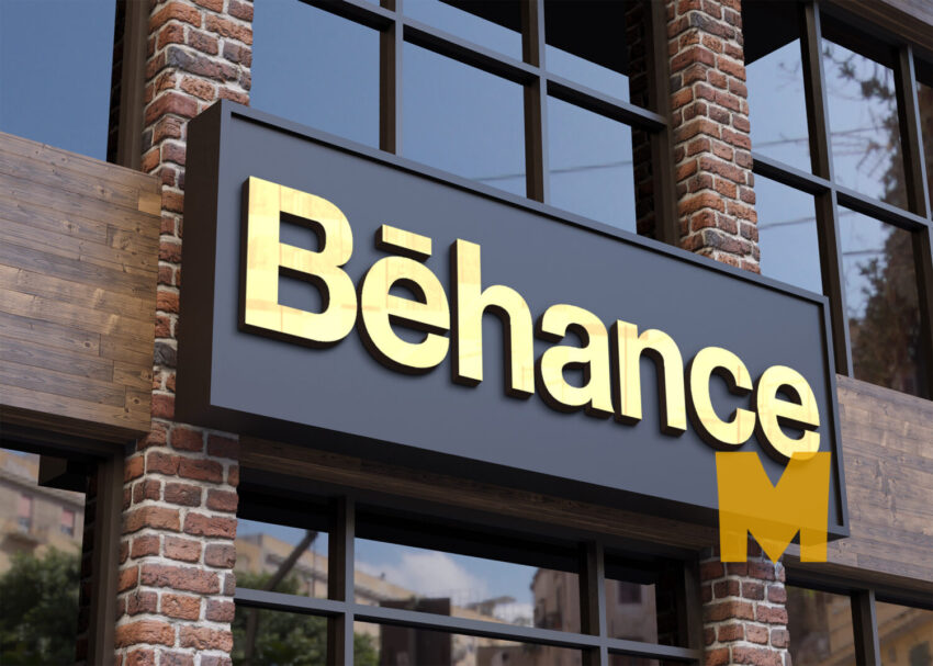 Behance Shop Logo Mockup