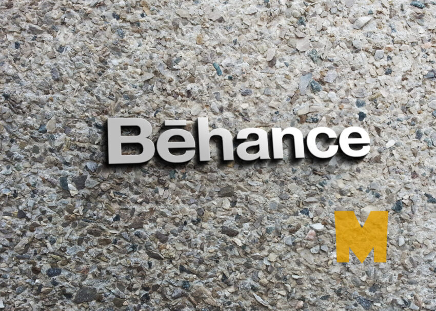 Download Realistic 3D Logo Mockup Behance Realistic 3D Logo Mockup