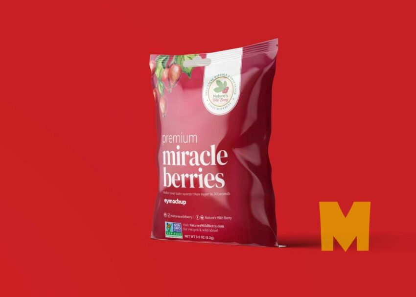 Red Chilli Chips Packet Mockup