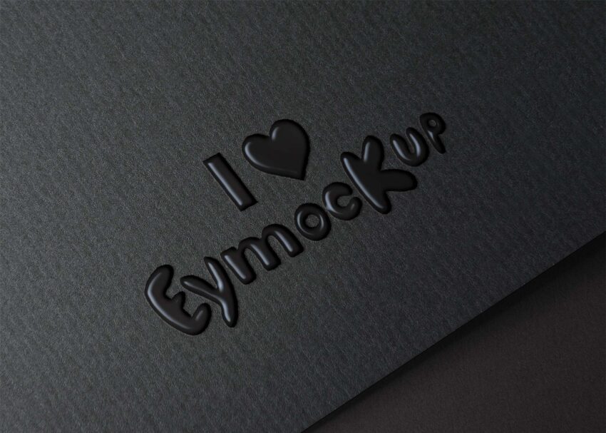Free Water Drop Paper Logo Mockup Free Water Drop Paper Logo Mockup