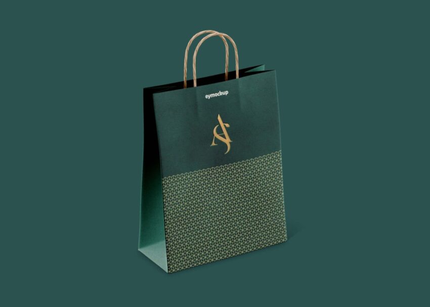 Free Luxury Shopping Bag Label Mockup 2 960x686