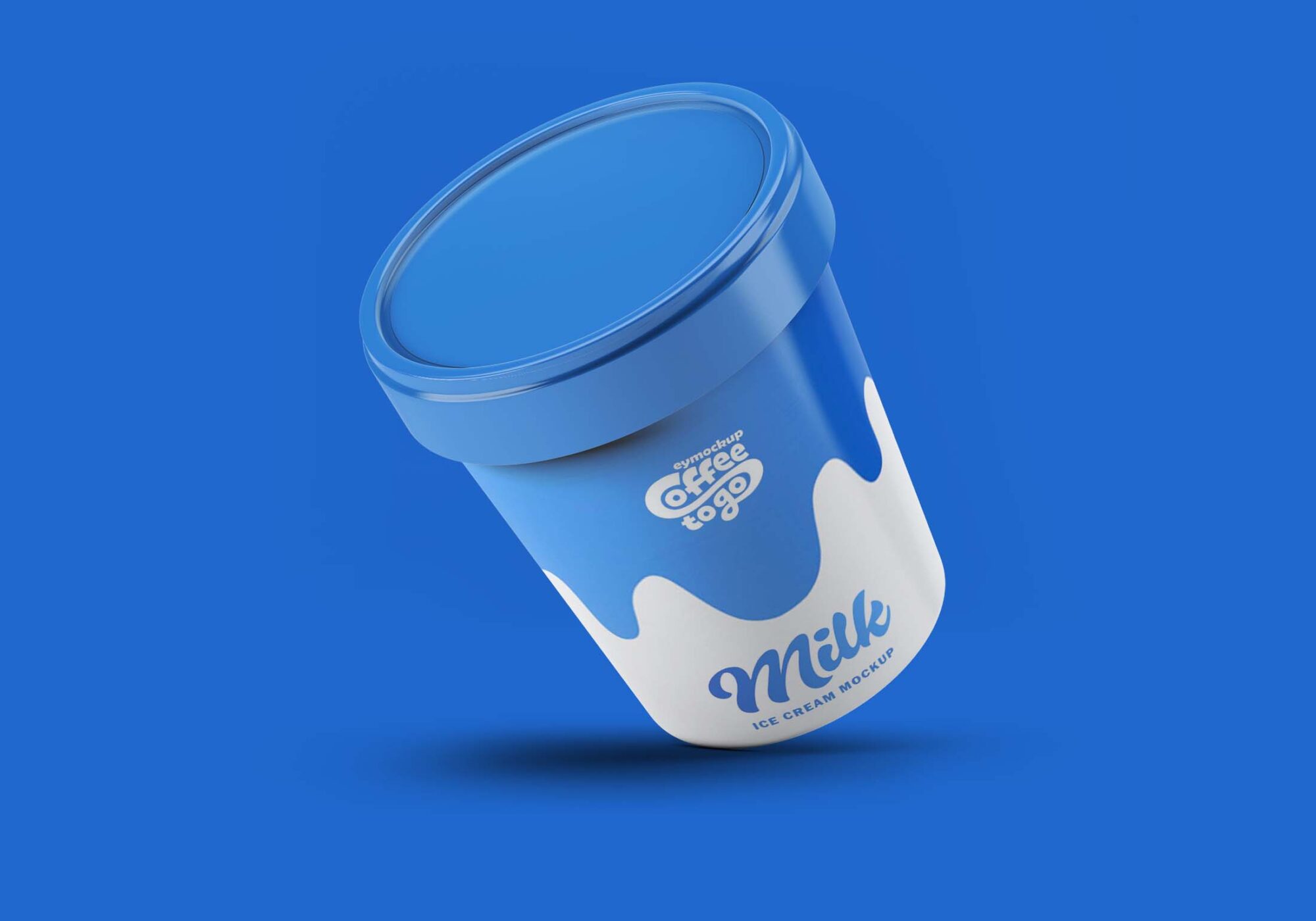 Free Medium Ice Cream Cup Mockup