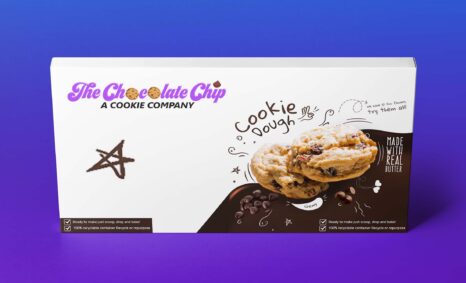 Free Rectangular Cookie Box Mockup
