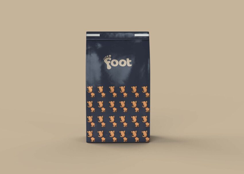 Free Seal Standing Pouch Mockup