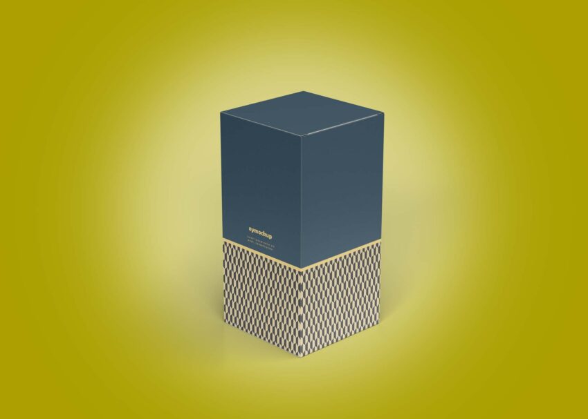 Free Long Vertical Box Mockup Free Long Vertical Box Mockup