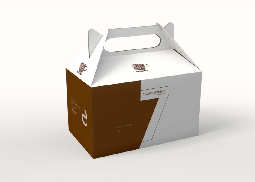 Cake Box Packaging Mockup 1