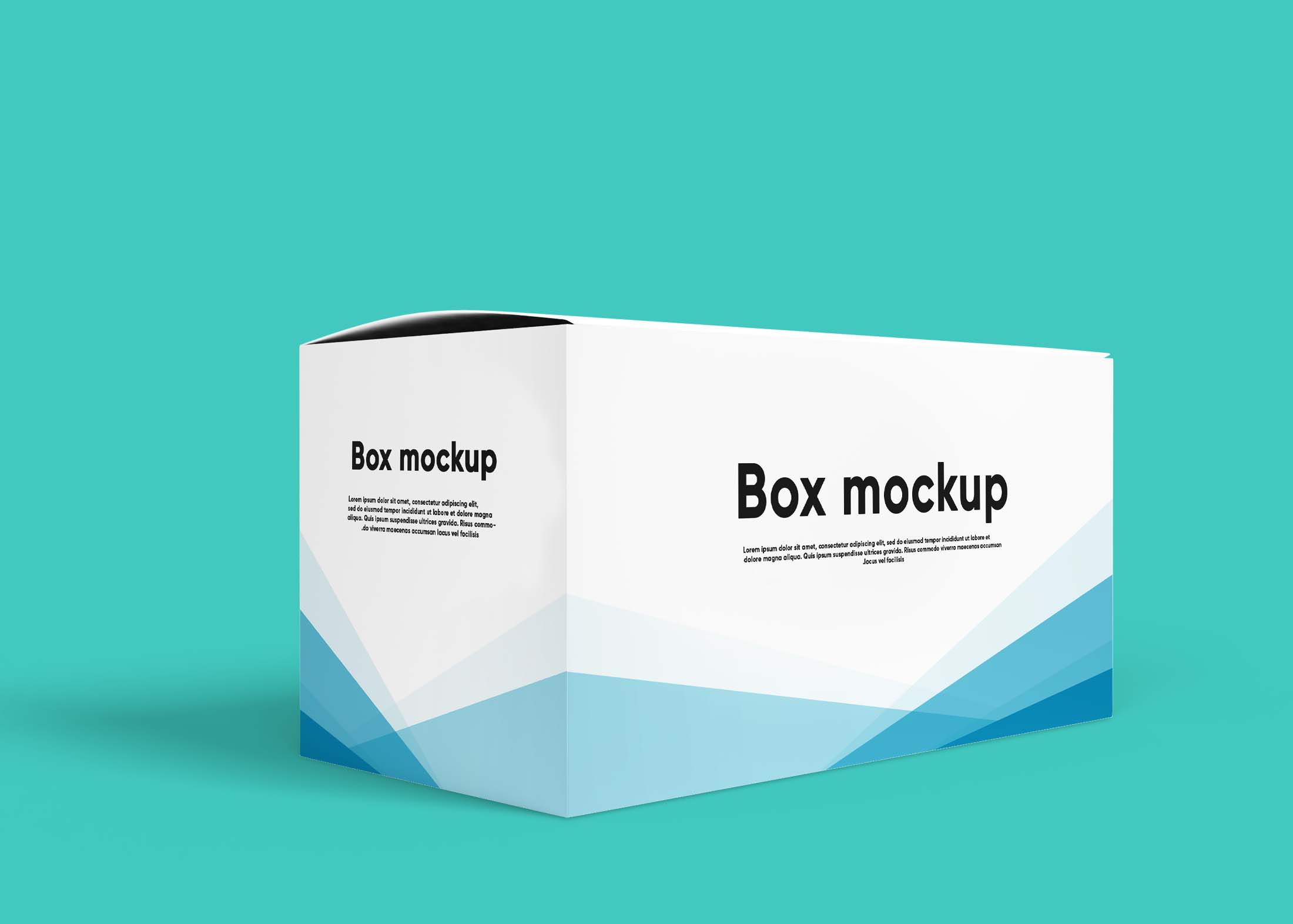 Free Medical Box Mockup