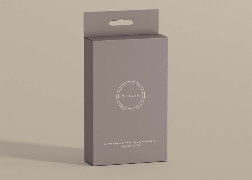 Free Minimalist Box Packaging Mockup Free Minimalist Box Packaging Mockup