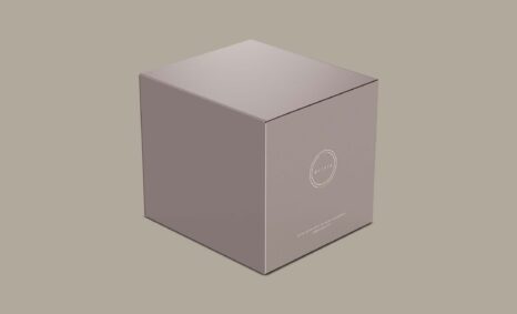 Free Square Single Box Mockup