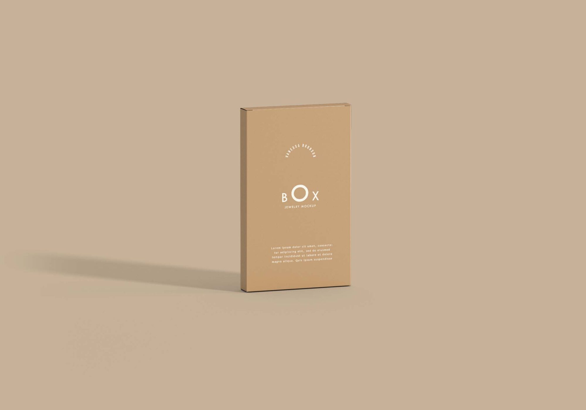 Free Thin Luxury Packaging Box Mockup