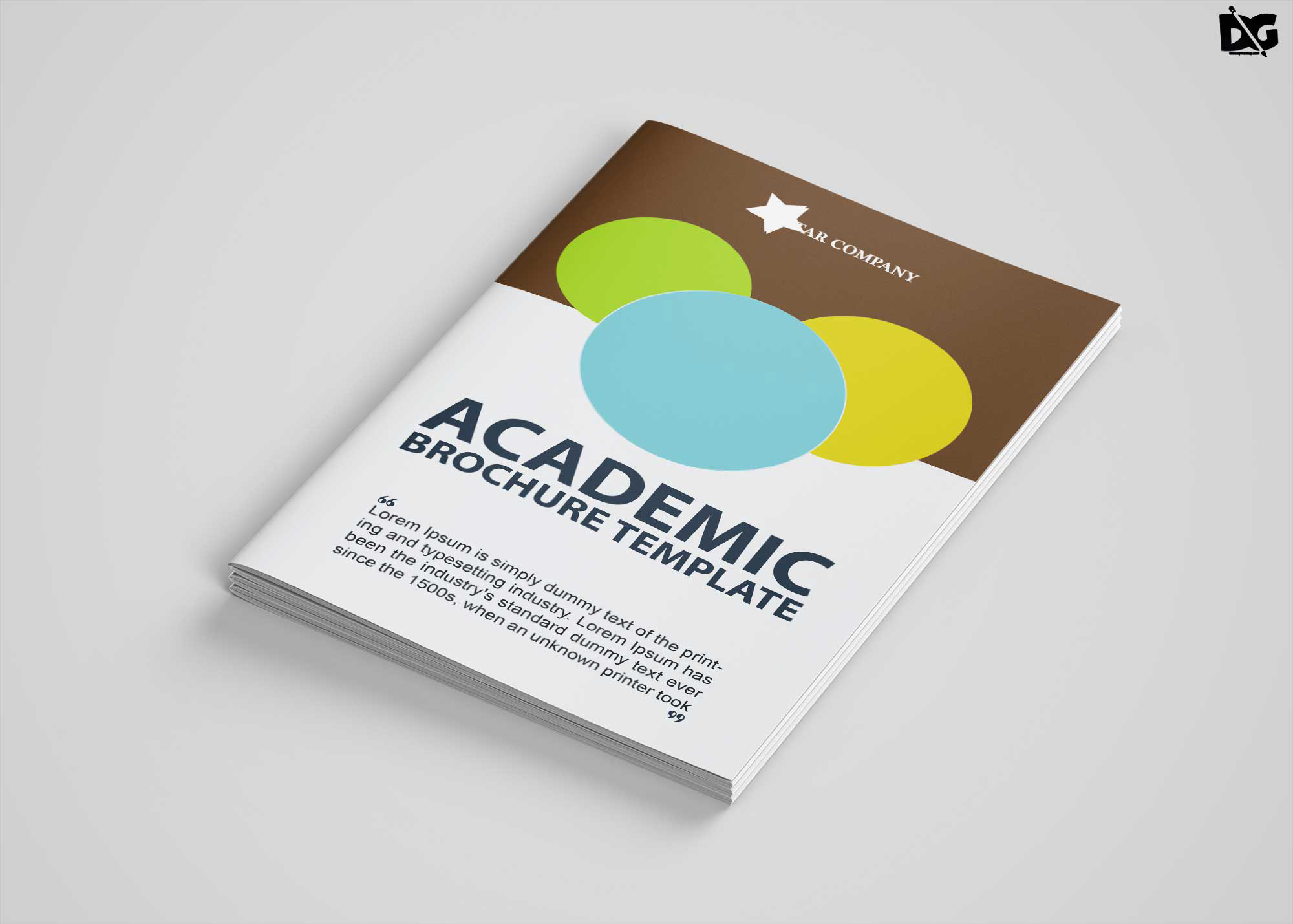 Free Academic Bi fold Brochure Design