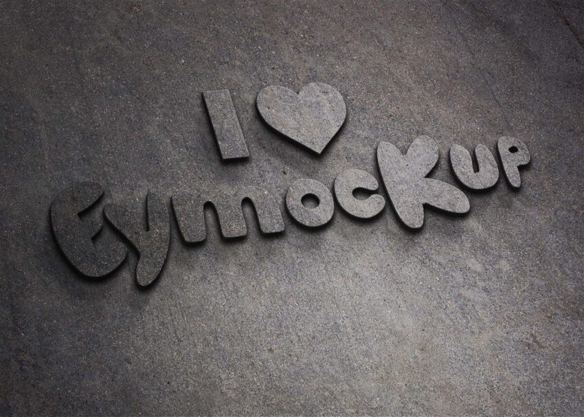 Download Free Black 3D Logo Mockup Free Black 3D Logo Mockup