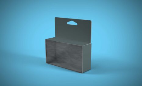 Free Full Window Packaging Box Mockup