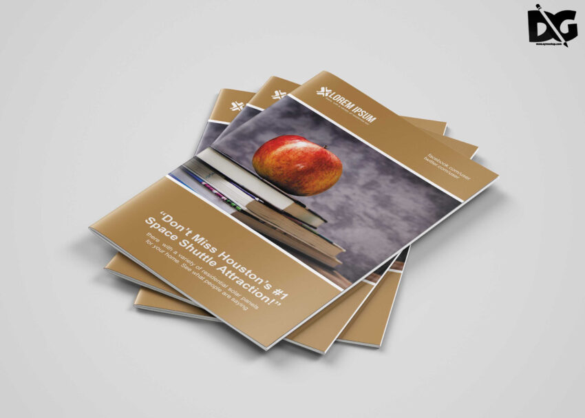 Free Modern Bi Fold Brochure Design