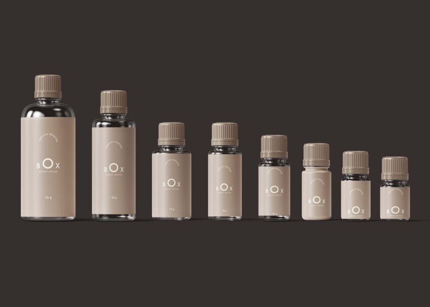 Free PSD Bottle Mockup