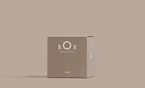 Free Packaging Box Design Mockup