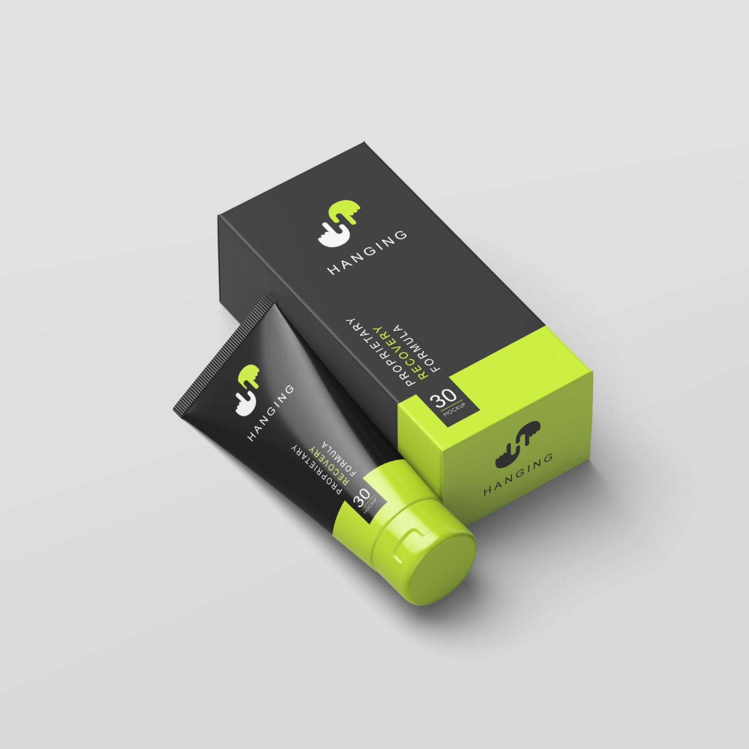 Tube Packaging Mockup