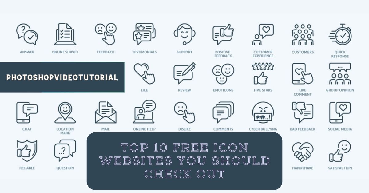 Top 10 Free Icon Websites You Should Check Out