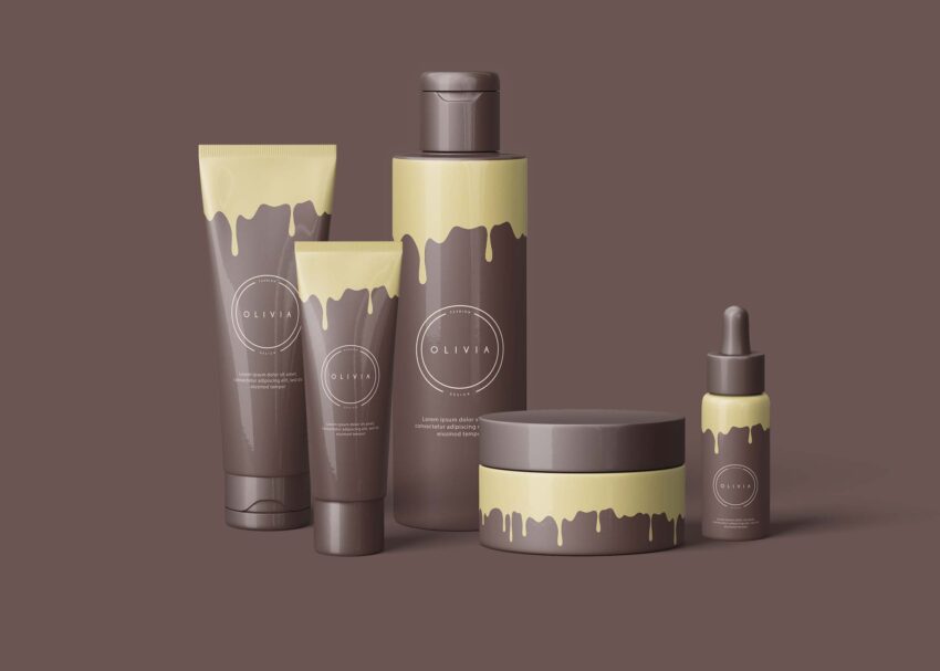 Free Luxury Packaging for Cosmetics Mockup Free Luxury Packaging for Cosmetics Mockup