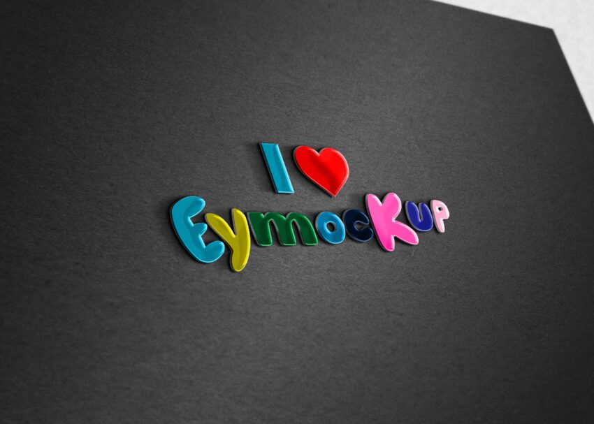 Cool Emboss Logo Mockup cool emboss logo mockup