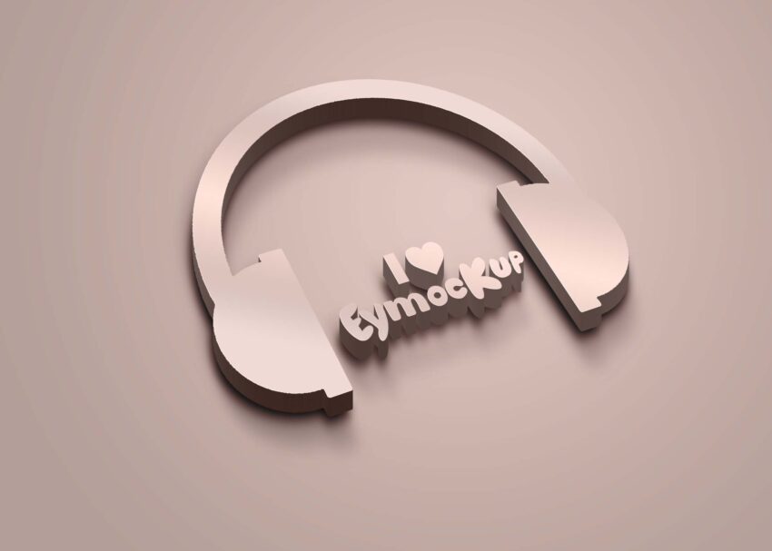Free Music Logo Mockup