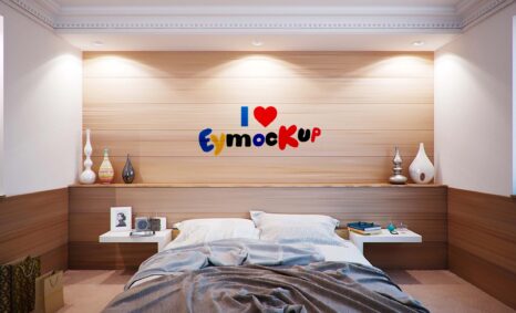 Free Bedroom Logo Mockup