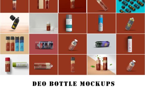 Deo Bottle Mockups