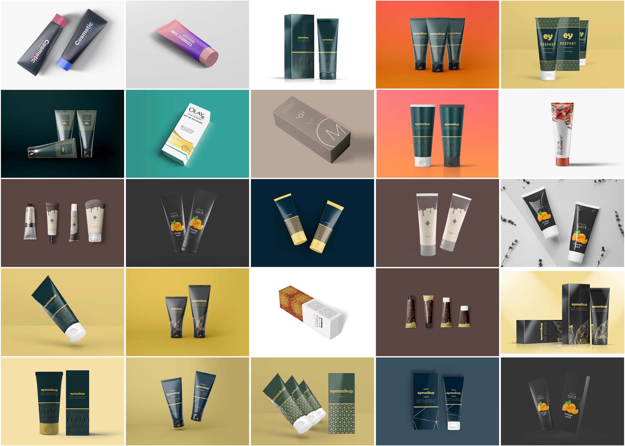 15+ Tube Packaging Mockups Tube Mockups