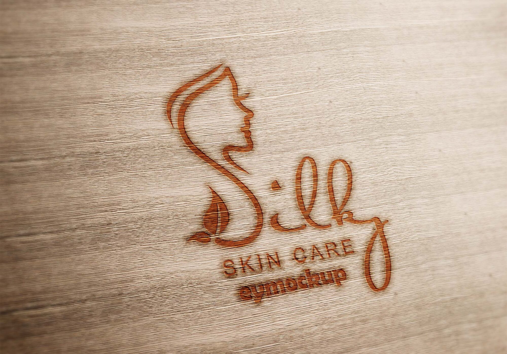 Beauty Wood Logo Moxkup 1