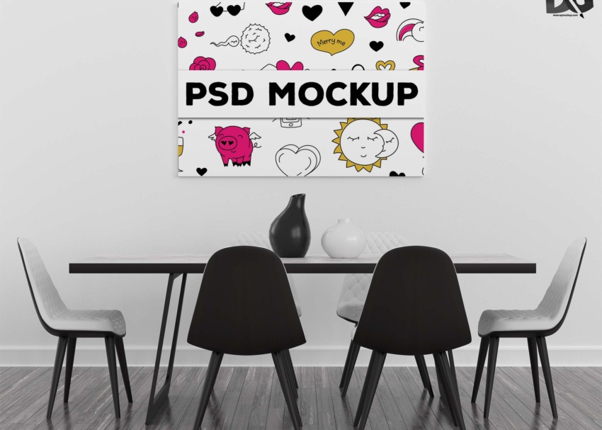 Meeting Room Poster Mockup