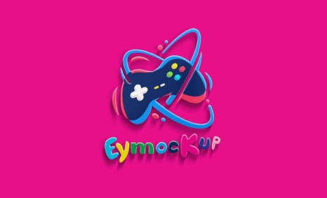 Simple Game Logo Mockup