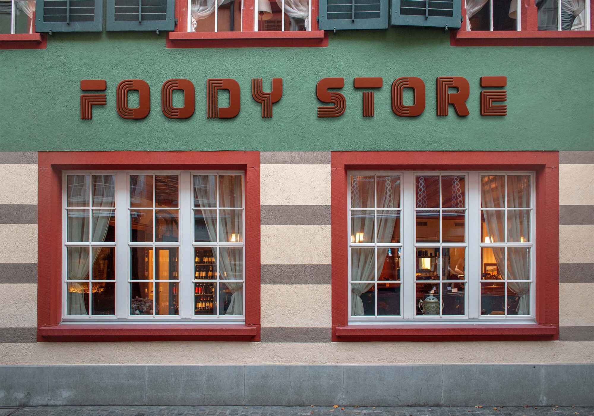 Free Store Wall Mockup Download Store Wall Mockup 1 1