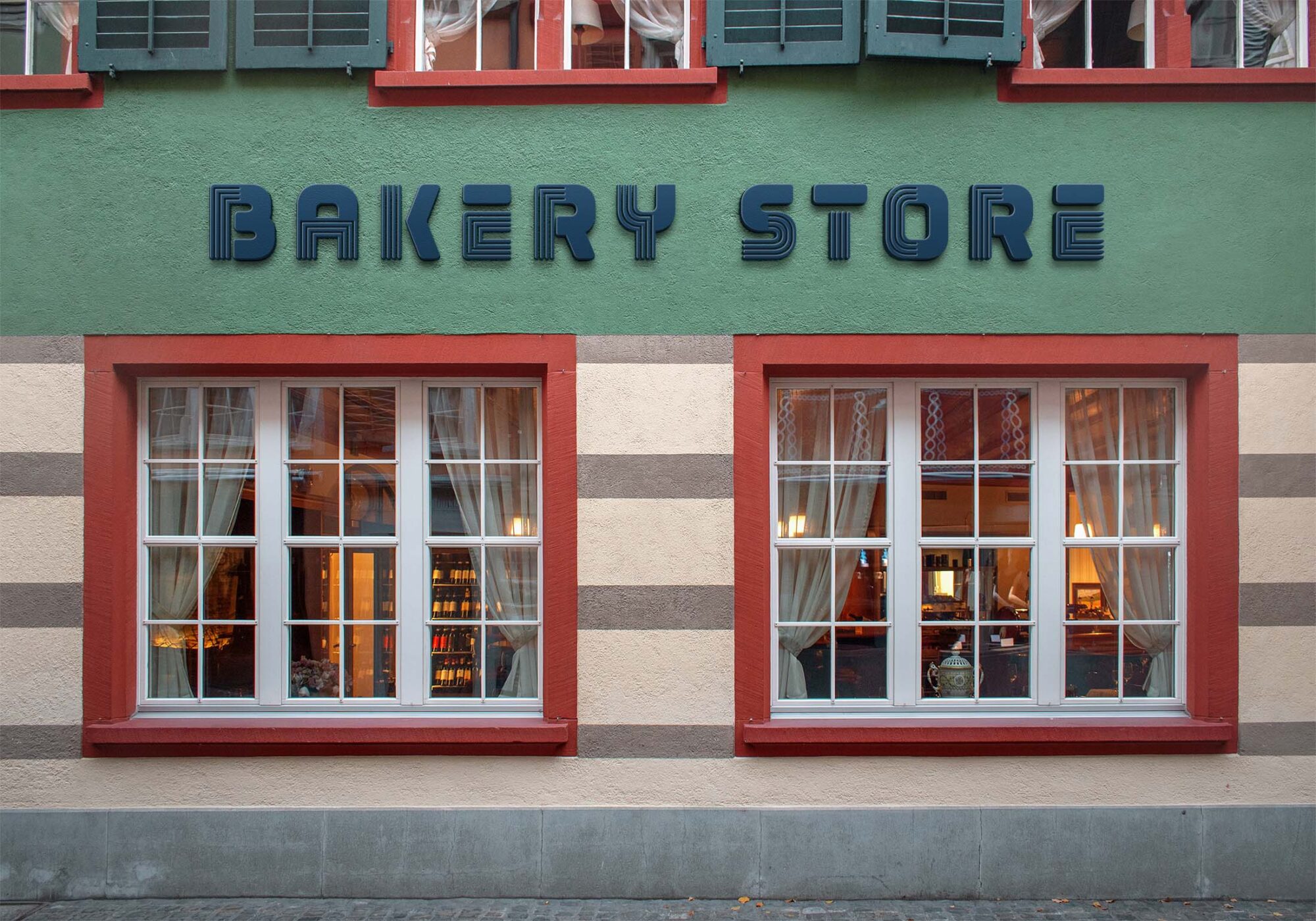 Free Store Wall Mockup Download Store Wall Mockup 3