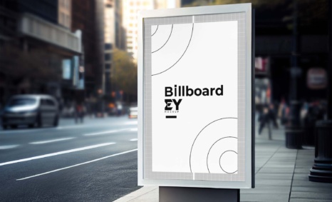 Bus Stand Billboard Mockup