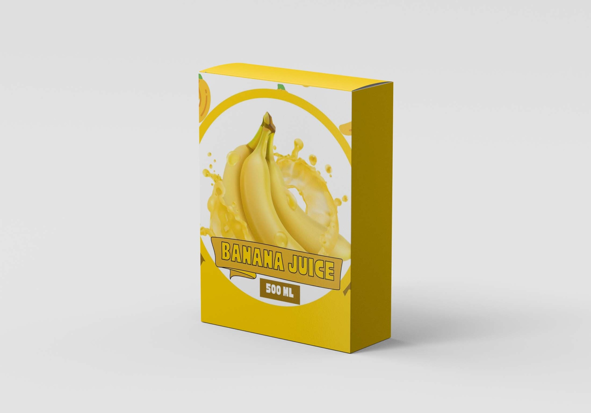 Banana Juice Box Mockup 1
