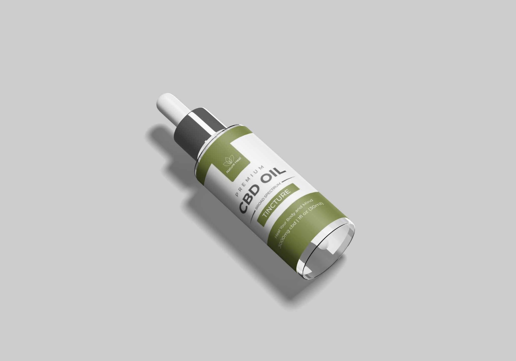 CBD Oil Packaging Mockup Designs CBD Oil Packaging Mockup 3