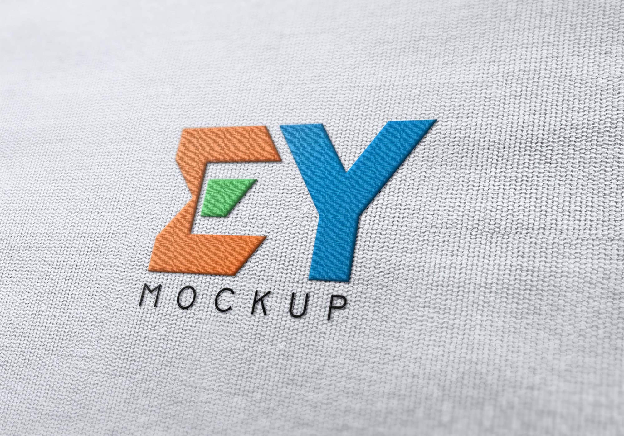 Fabric Logo Mockup 12