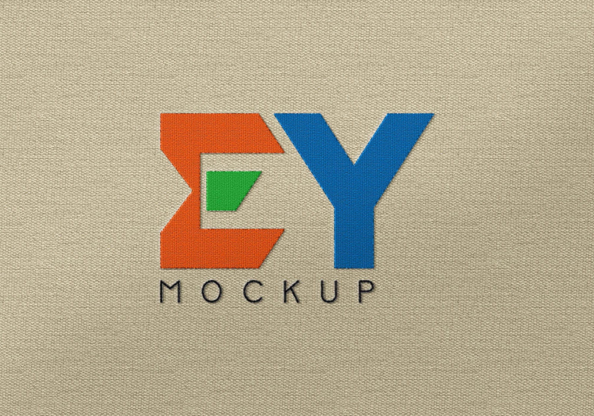 Fabric Logo Mockup 14