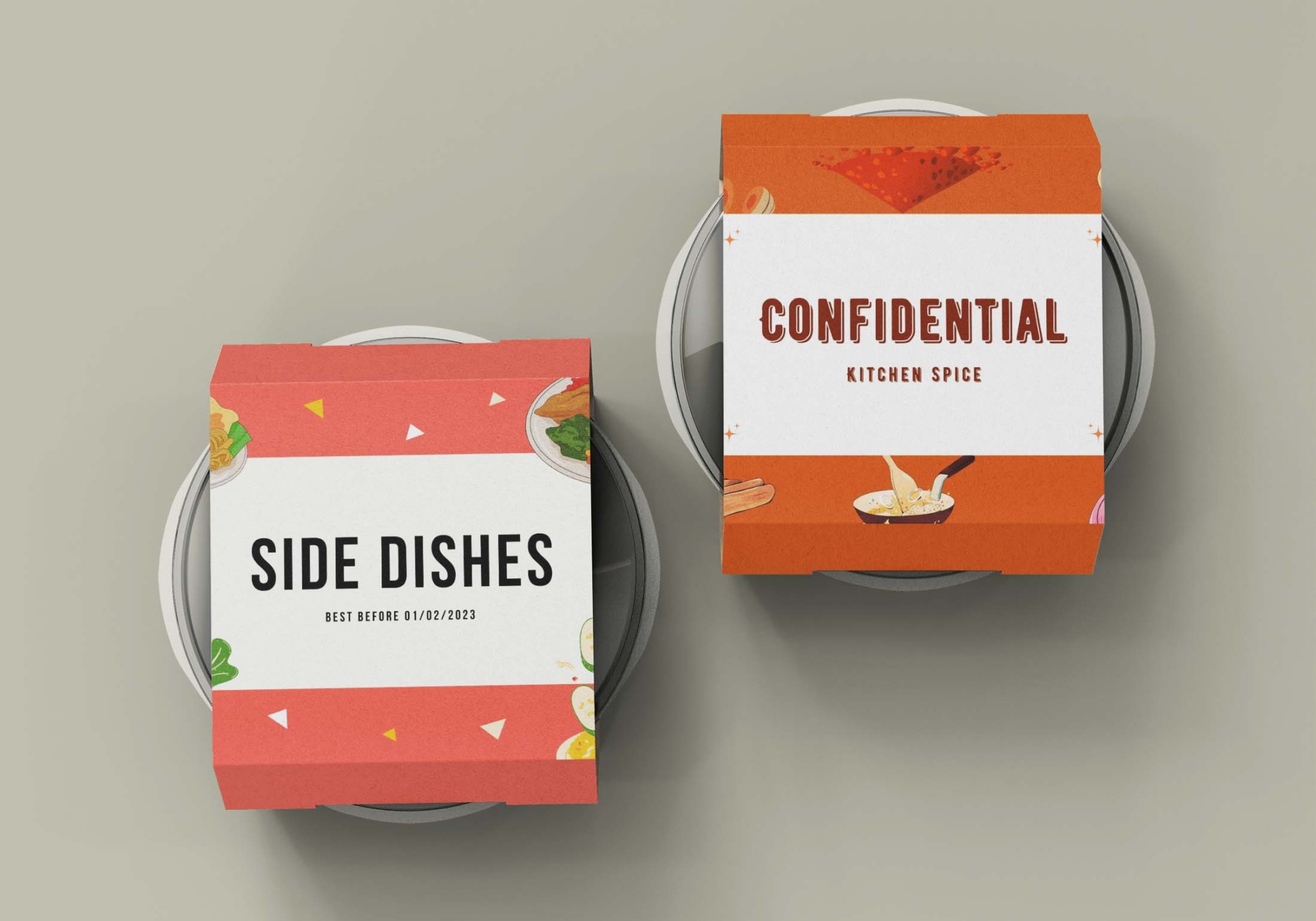 Fast Food Container Packaging Mockups 4