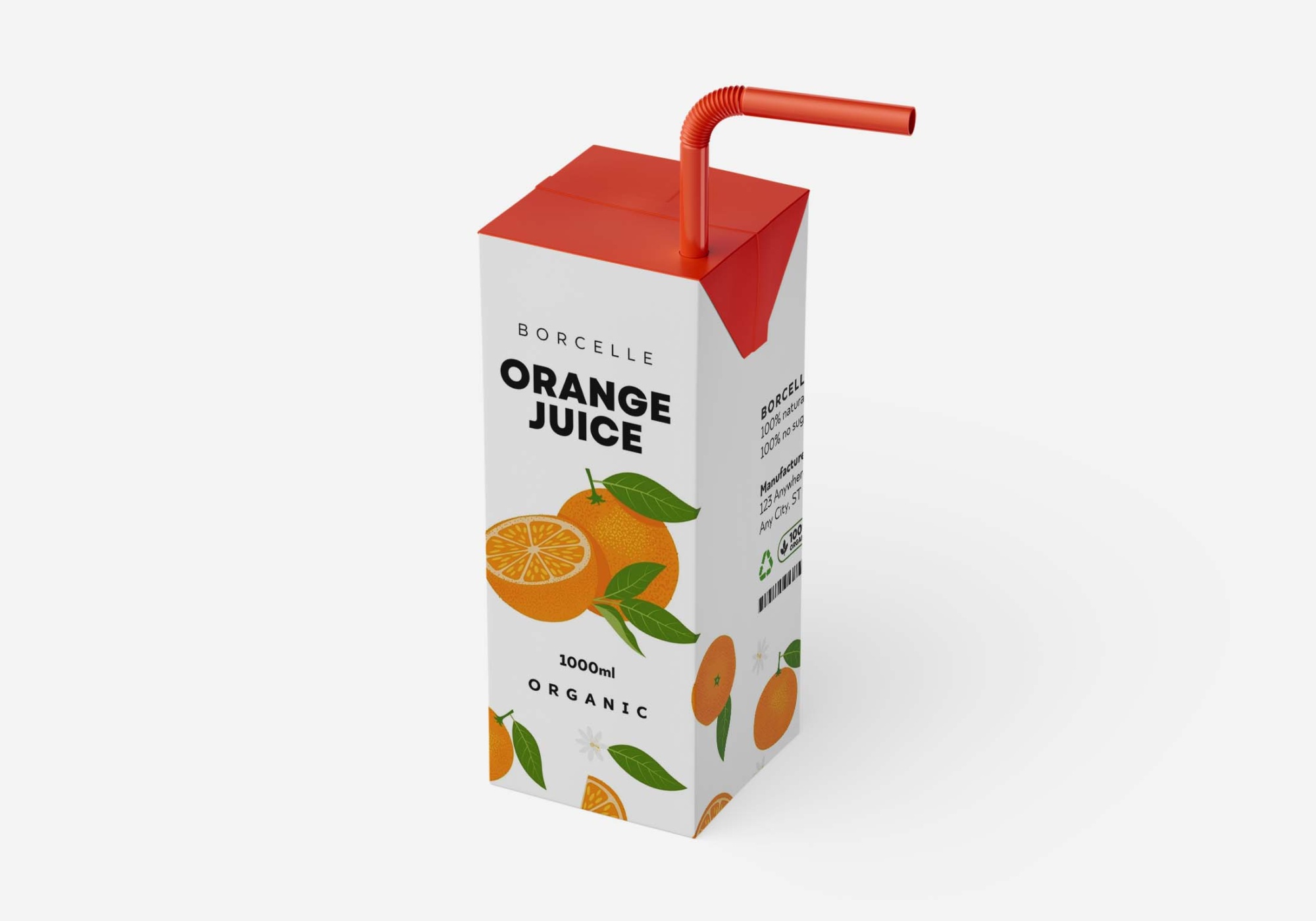Fruit Juice Packaging Mockup 5