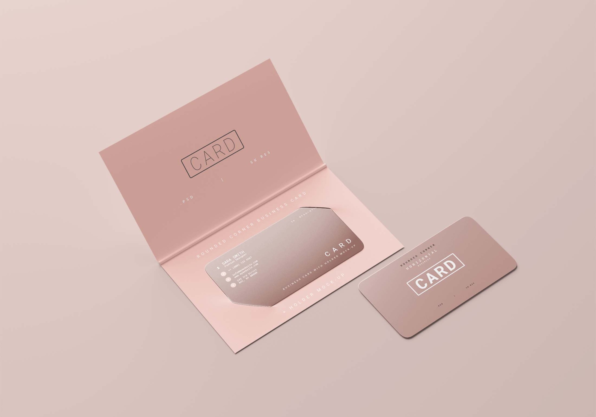 Holder Business Card Mockup 2